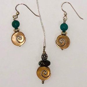 NECKLACE AND EARRING SET